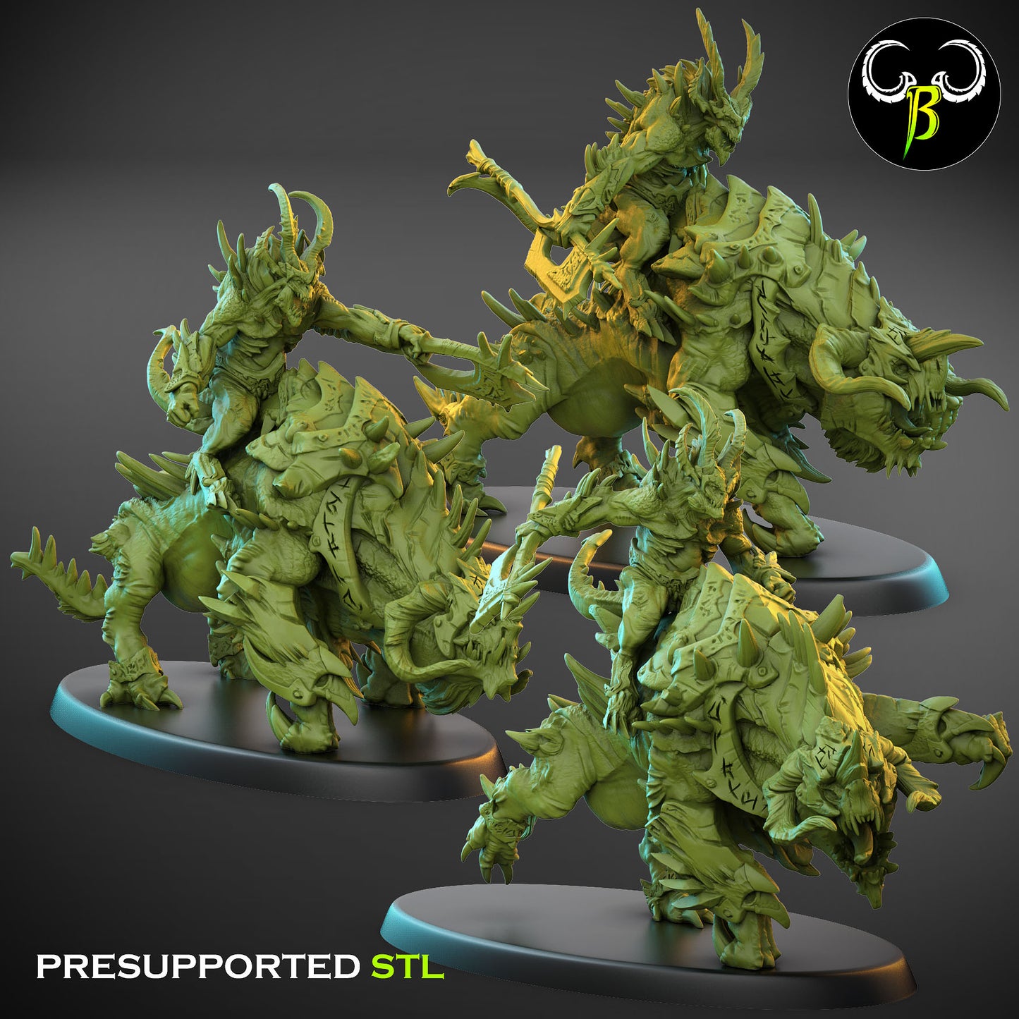 DL - Spawn of Depravation Male Squad - BR - DARK LEGIONS - Fantasy – ClayBeastCreation - 25-05 Nouveau