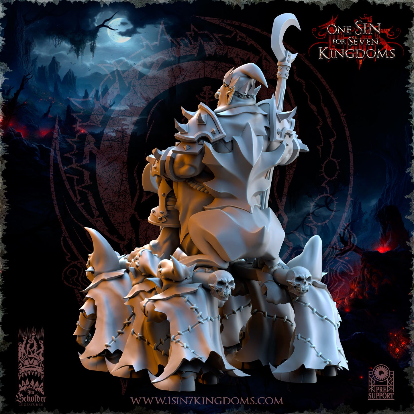 EE - Ohru Tree Shepherd - MULTI – ELFES À FEUILLES PERSISTANTES - Fantasy – The Beholder Miniatures 25-04