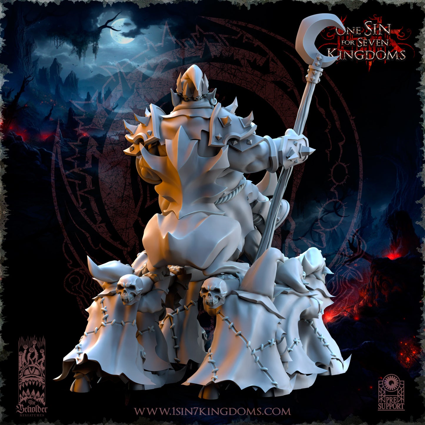 EE - Ohru Tree Shepherd - MULTI – ELFES À FEUILLES PERSISTANTES - Fantasy – The Beholder Miniatures 25-04