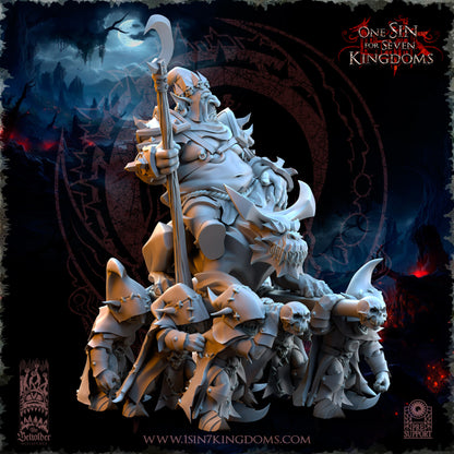 EE - Ohru Tree Shepherd - MULTI – ELFES À FEUILLES PERSISTANTES - Fantasy – The Beholder Miniatures 25-04