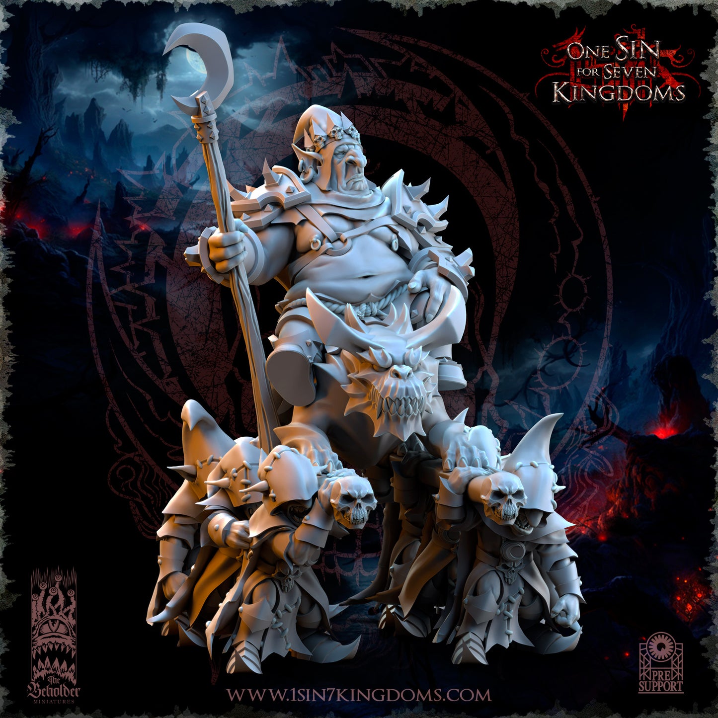 EE - Ohru Tree Shepherd - MULTI – ELFES À FEUILLES PERSISTANTES - Fantasy – The Beholder Miniatures 25-04