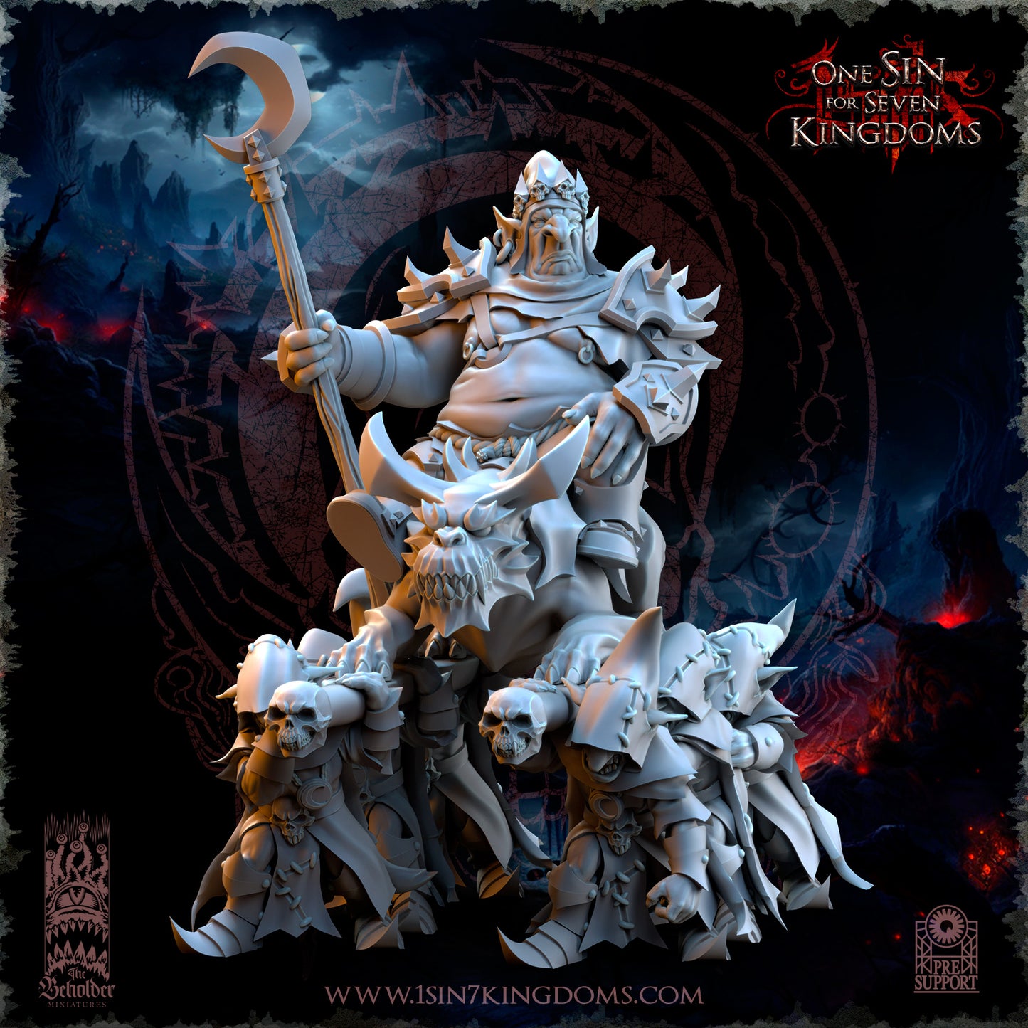EE - Ohru Tree Shepherd - MULTI – ELFES À FEUILLES PERSISTANTES - Fantasy – The Beholder Miniatures 25-04