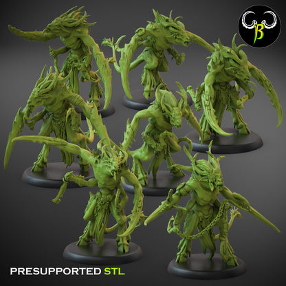 DL - Escouade féminine Spawn of Depravation - BR - DARK LEGIONS - Fantasy – ClayBeastCreation - 25-05 Nouveau