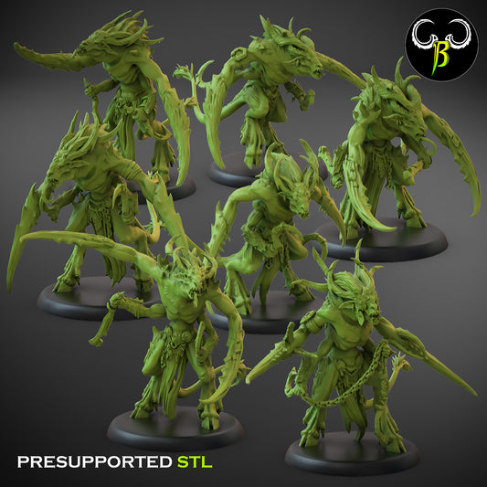 DL - Escouade féminine Spawn of Depravation - BR - DARK LEGIONS - Fantasy – ClayBeastCreation - 25-05 Nouveau