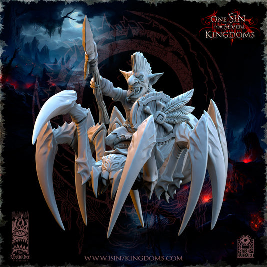 EE - Ohru Tree Shepherd - MULTI – ELFES À FEUILLES PERSISTANTES - Fantasy – The Beholder Miniatures 25-04