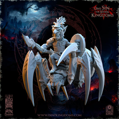 EE - Ohru Tree Shepherd - MULTI – ELFES À FEUILLES PERSISTANTES - Fantasy – The Beholder Miniatures 25-04