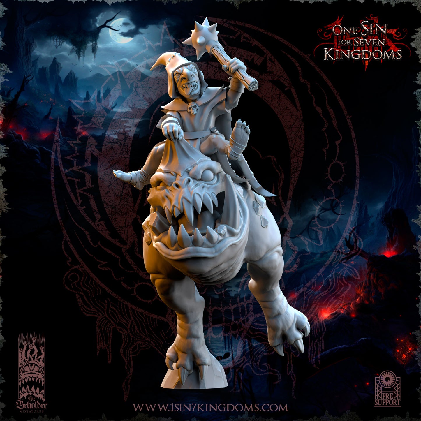 EE - Ohru Tree Shepherd - MULTI – ELFES À FEUILLES PERSISTANTES - Fantasy – The Beholder Miniatures 25-04