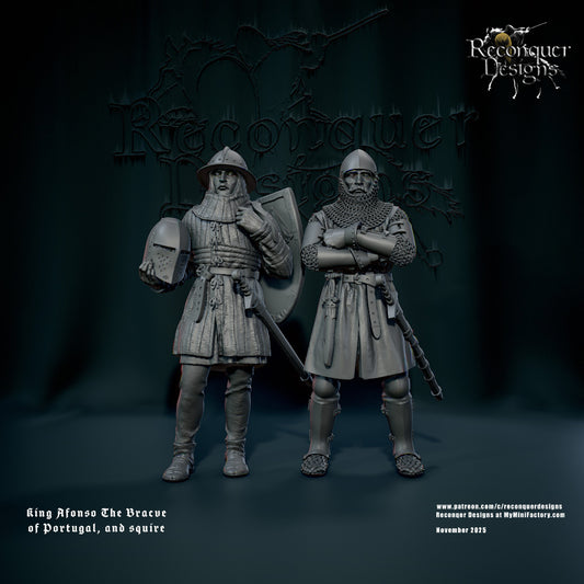 RD - King Afonso and Squire - BR - Historical - Reconquer Designs 25-11 Novità