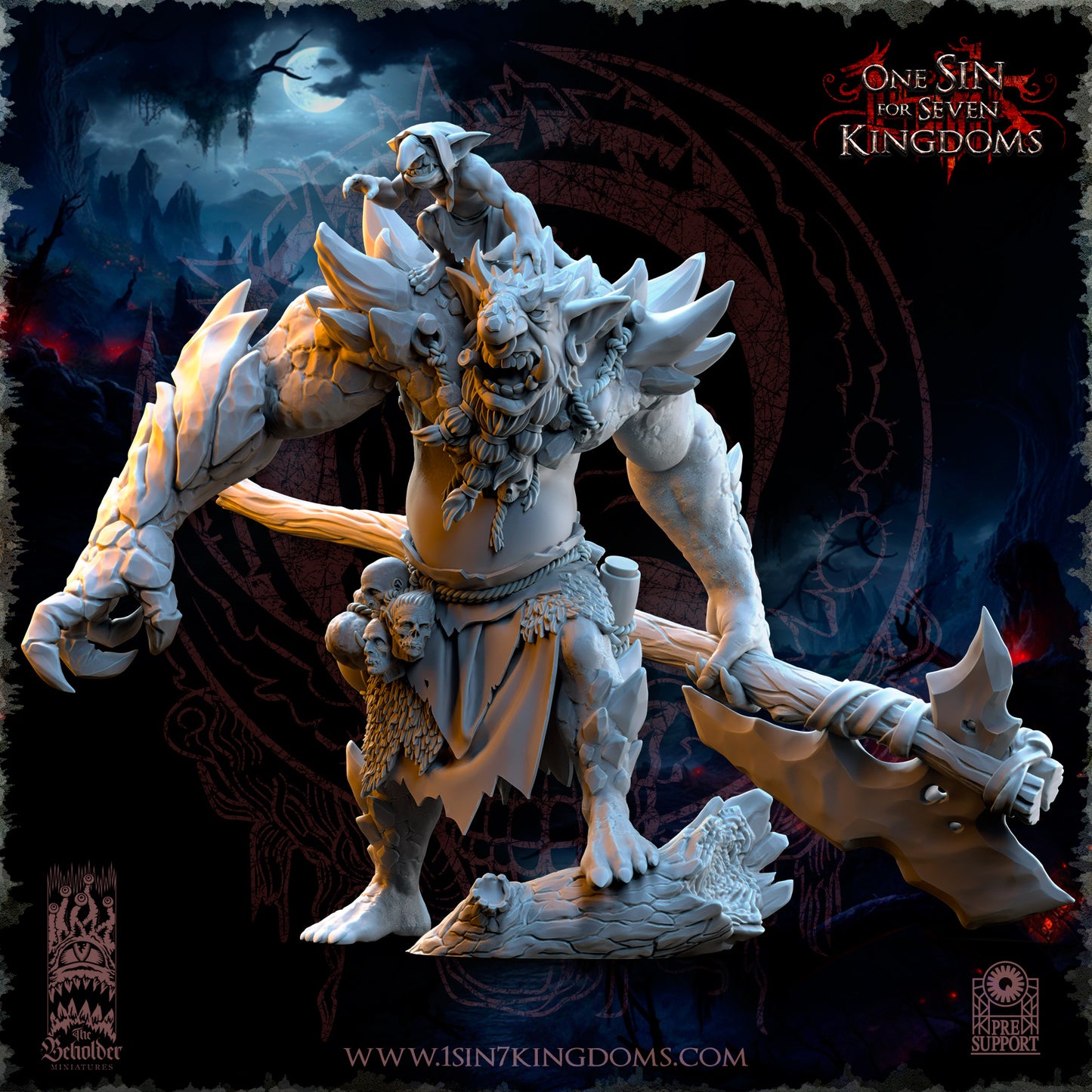 EE - Ohru Tree Shepherd - MULTI – ELFES À FEUILLES PERSISTANTES - Fantasy – The Beholder Miniatures 25-04