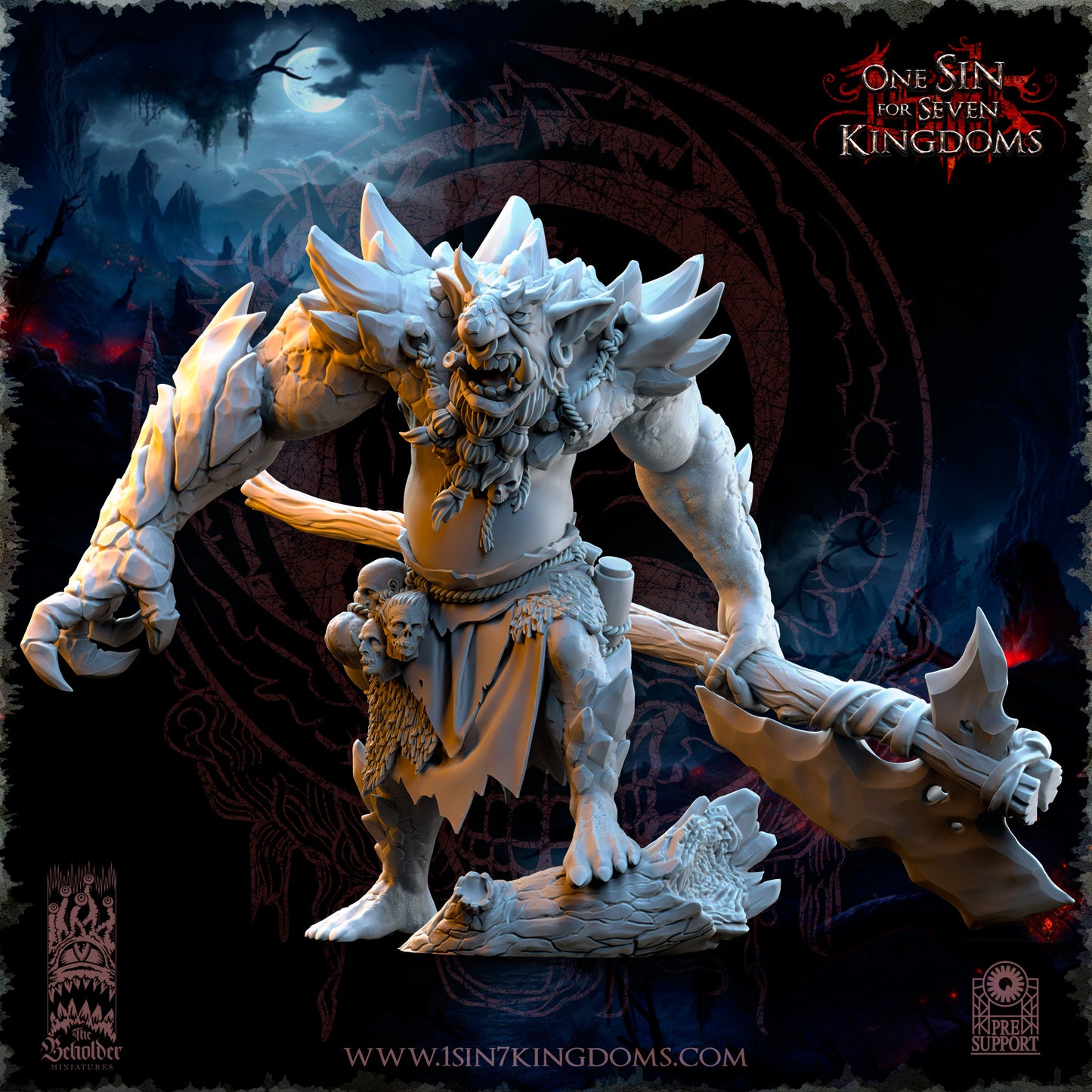 EE - Ohru Tree Shepherd - MULTI – ELFES À FEUILLES PERSISTANTES - Fantasy – The Beholder Miniatures 25-04