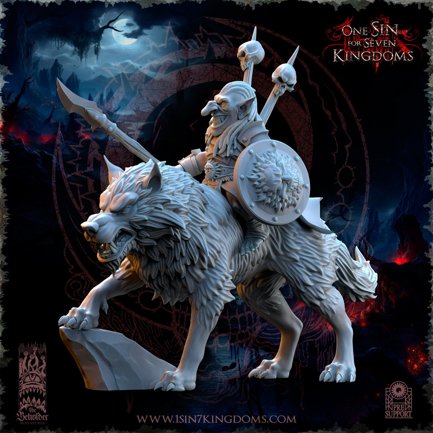 EE - Ohru Tree Shepherd - MULTI – ELFES À FEUILLES PERSISTANTES - Fantasy – The Beholder Miniatures 25-04