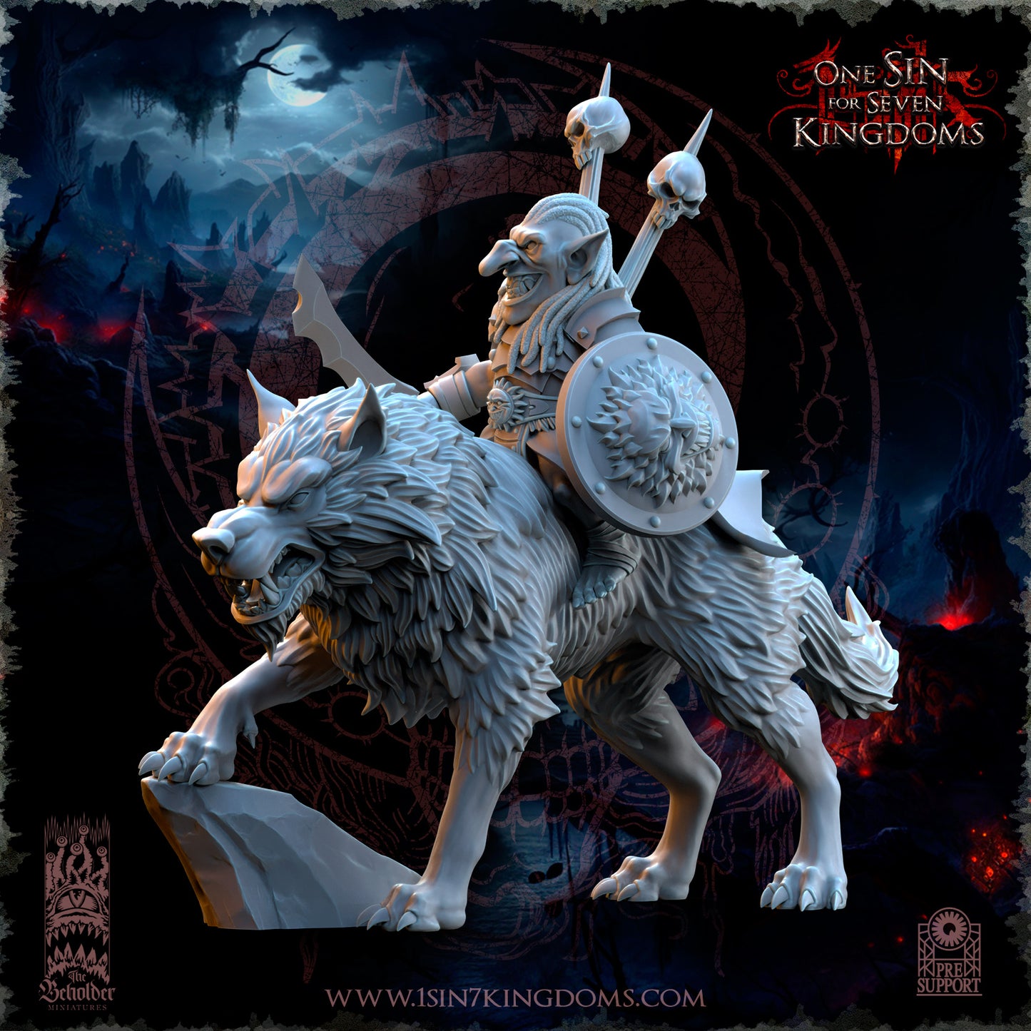 EE - Ohru Tree Shepherd - MULTI – ELFES À FEUILLES PERSISTANTES - Fantasy – The Beholder Miniatures 25-04