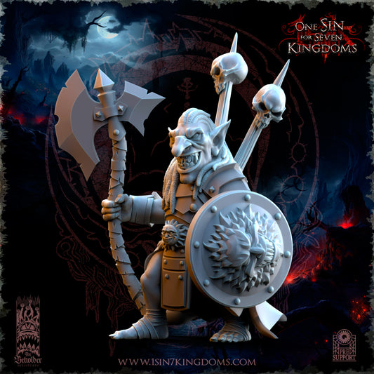 EE - Ohru Tree Shepherd - MULTI – ELFES À FEUILLES PERSISTANTES - Fantasy – The Beholder Miniatures 25-04