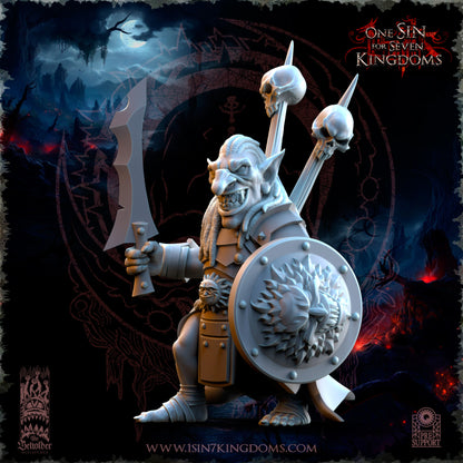 EE - Ohru Tree Shepherd - MULTI – ELFES À FEUILLES PERSISTANTES - Fantasy – The Beholder Miniatures 25-04