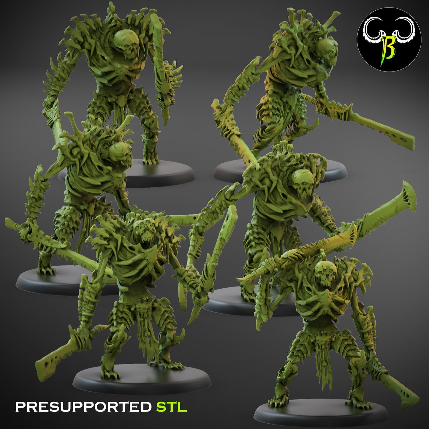 DL - Spawn of Depravation Male Squad - BR - DARK LEGIONS - Fantasy – ClayBeastCreation - 25-05 Nouveau