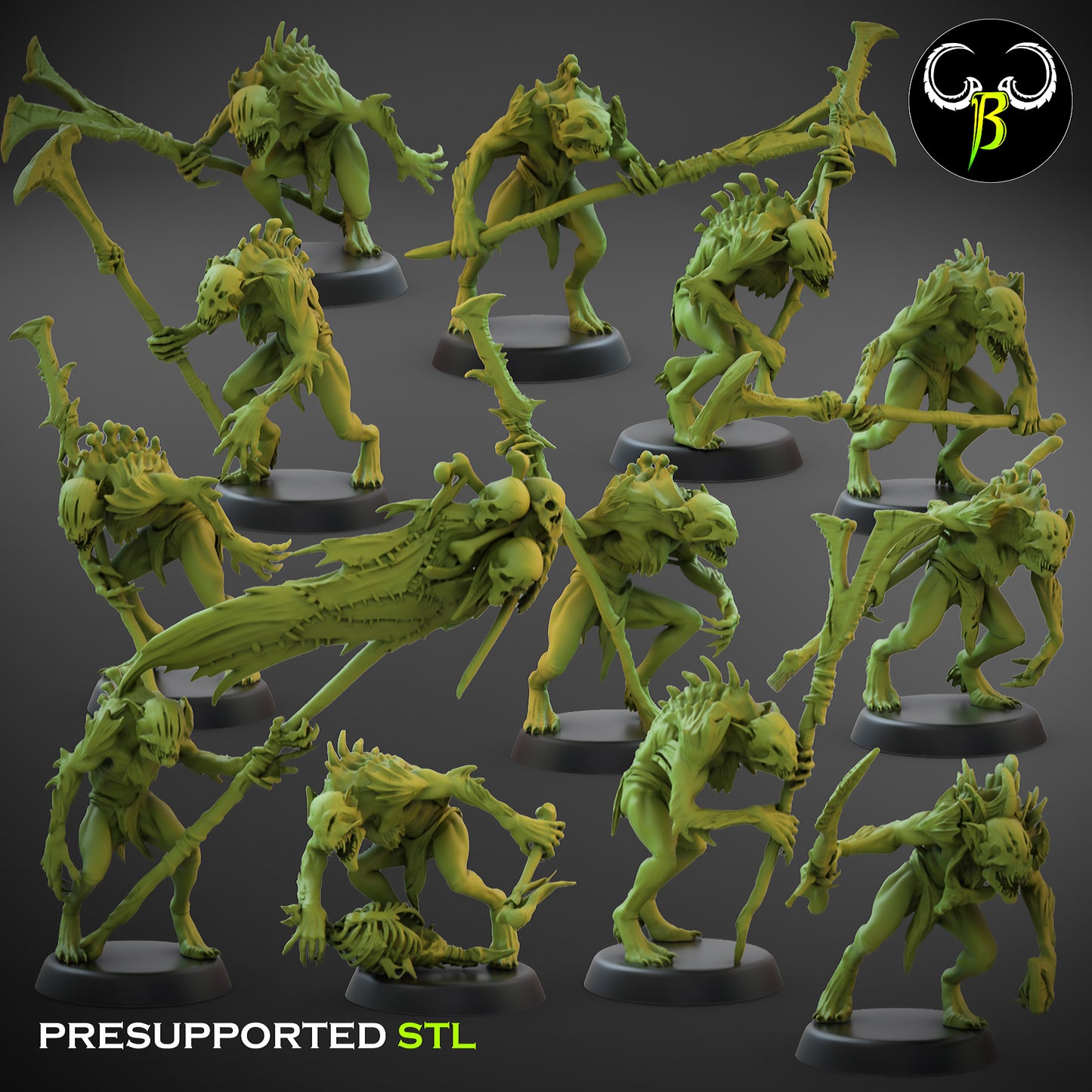 DL - Spawn of Depravation Male Squad - BR - DARK LEGIONS - Fantasy – ClayBeastCreation - 25-05 Nouveau