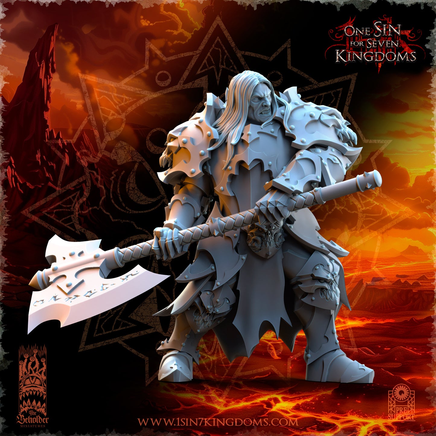EE - Ohru Tree Shepherd - MULTI – ELFES À FEUILLES PERSISTANTES - Fantasy – The Beholder Miniatures 25-04