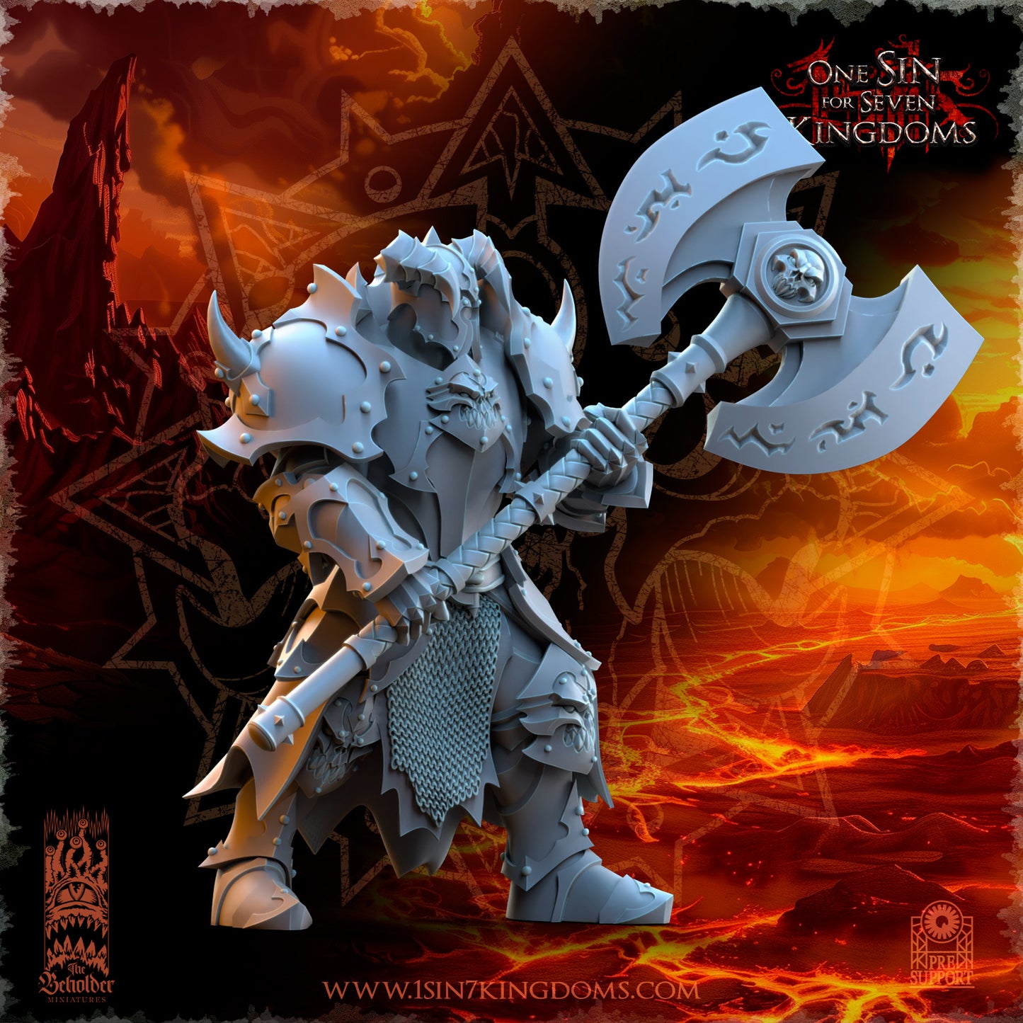 EE - Ohru Tree Shepherd - MULTI – ELFES À FEUILLES PERSISTANTES - Fantasy – The Beholder Miniatures 25-04