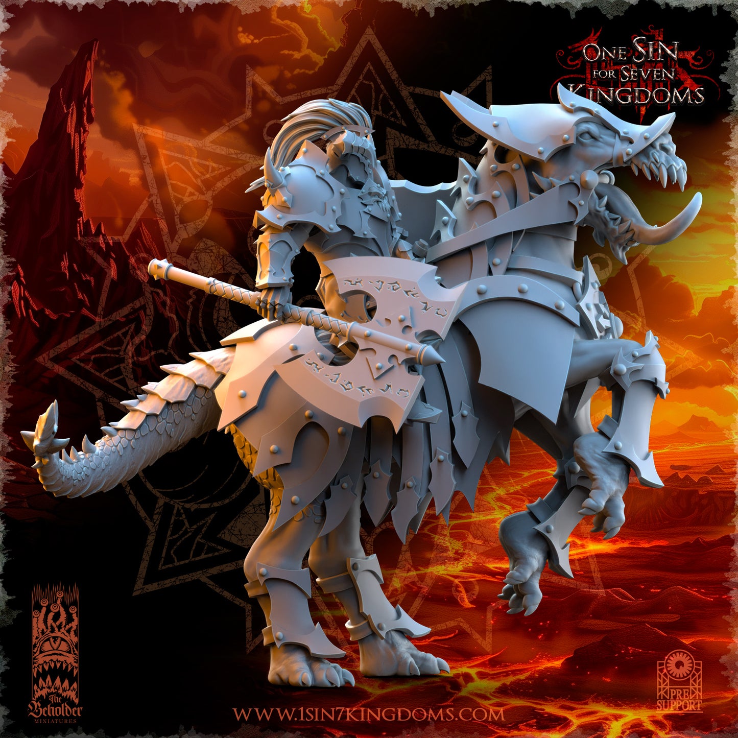 EE - Ohru Tree Shepherd - MULTI – ELFES À FEUILLES PERSISTANTES - Fantasy – The Beholder Miniatures 25-04