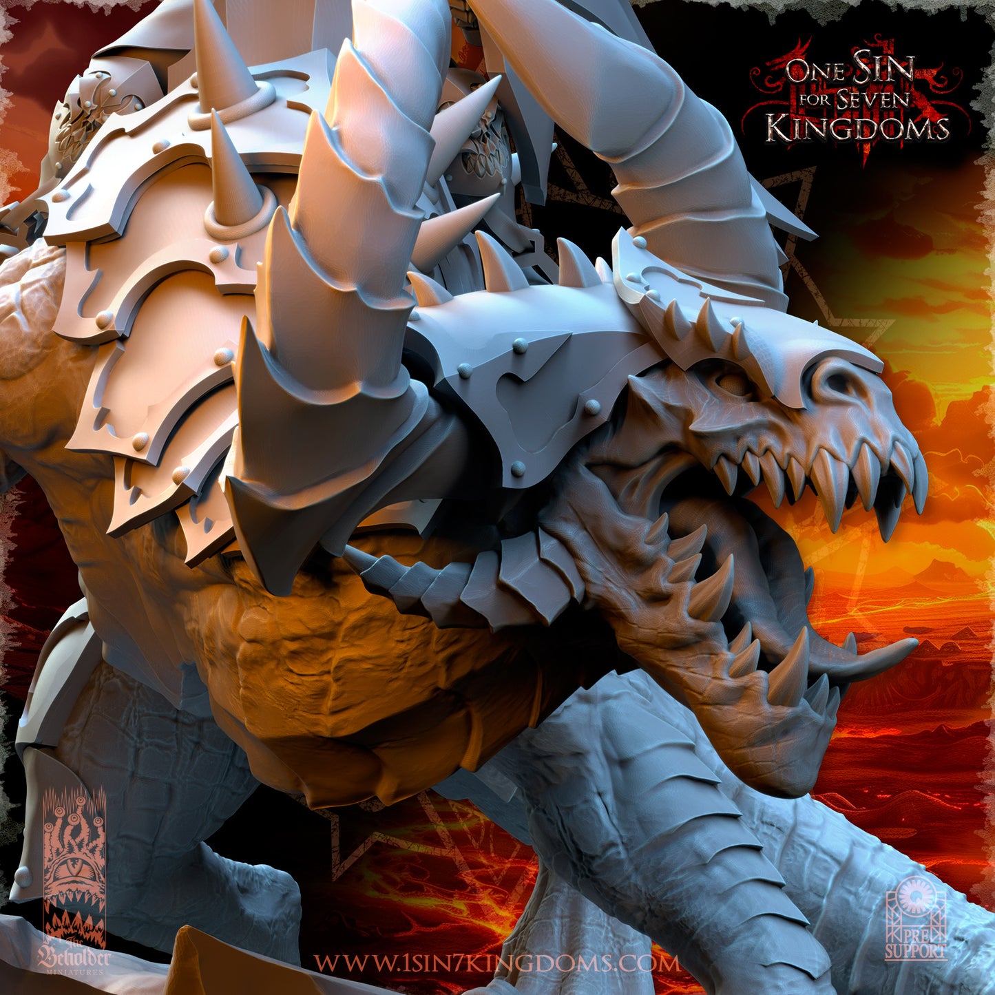 RM - Asteria, Mistress of the Ascended - MULTI - REALMS OF MAYHEM - CHAOS - DEMON - The Beholder Miniatures 25-03