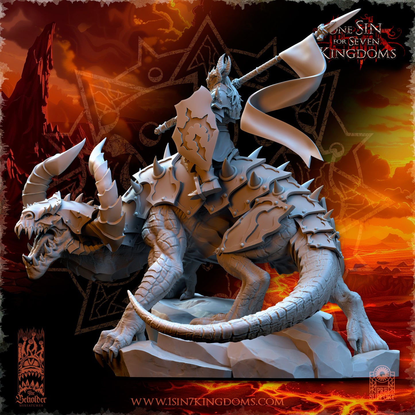 RM - Asteria, Mistress of the Ascended - MULTI - REALMS OF MAYHEM - CHAOS - DEMON - The Beholder Miniatures 25-03