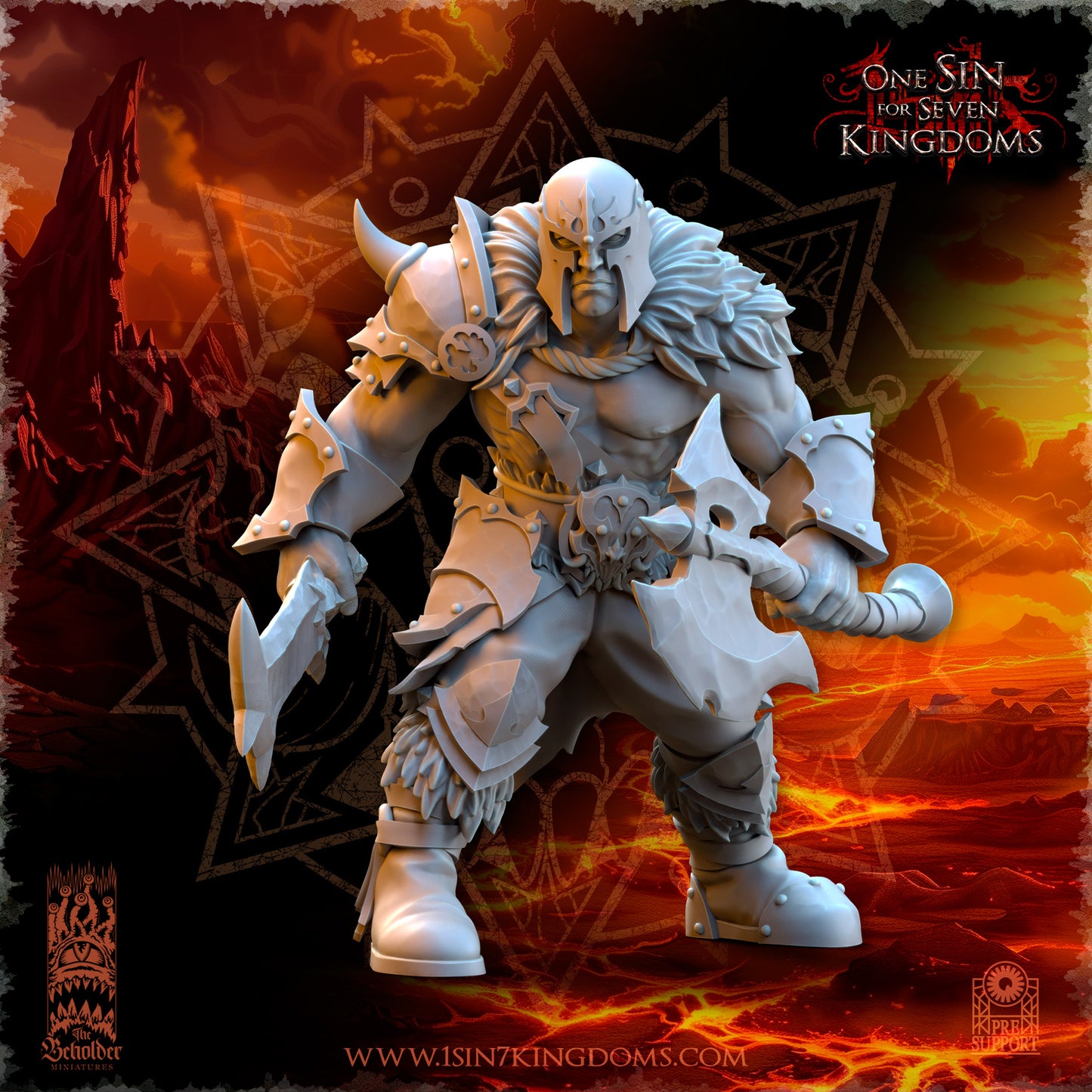 EE - Ohru Tree Shepherd - MULTI – ELFES À FEUILLES PERSISTANTES - Fantasy – The Beholder Miniatures 25-04