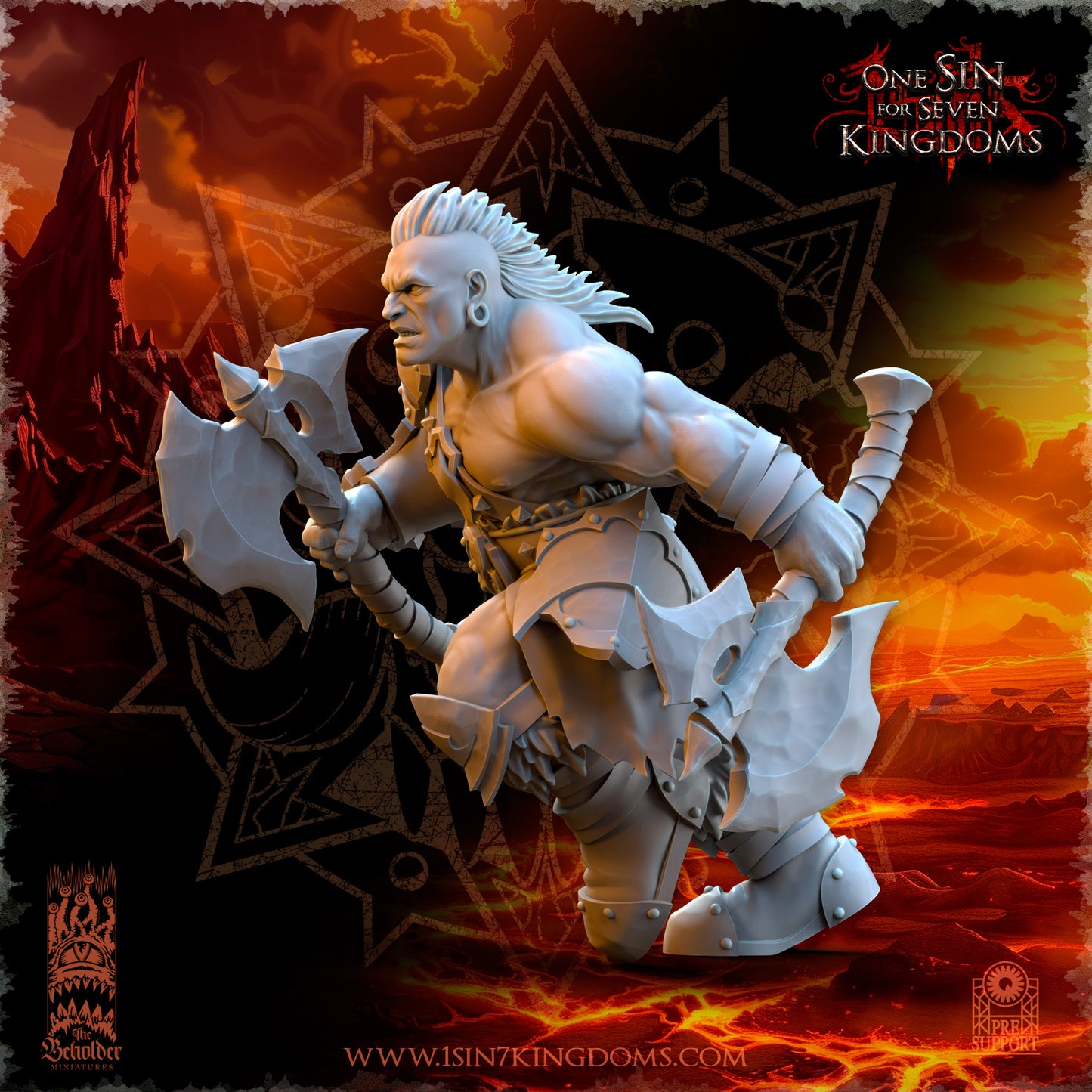 EE - Ohru Tree Shepherd - MULTI – ELFES À FEUILLES PERSISTANTES - Fantasy – The Beholder Miniatures 25-04