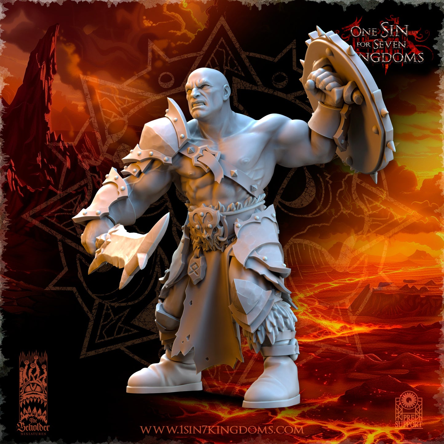 EE - Ohru Tree Shepherd - MULTI – ELFES À FEUILLES PERSISTANTES - Fantasy – The Beholder Miniatures 25-04