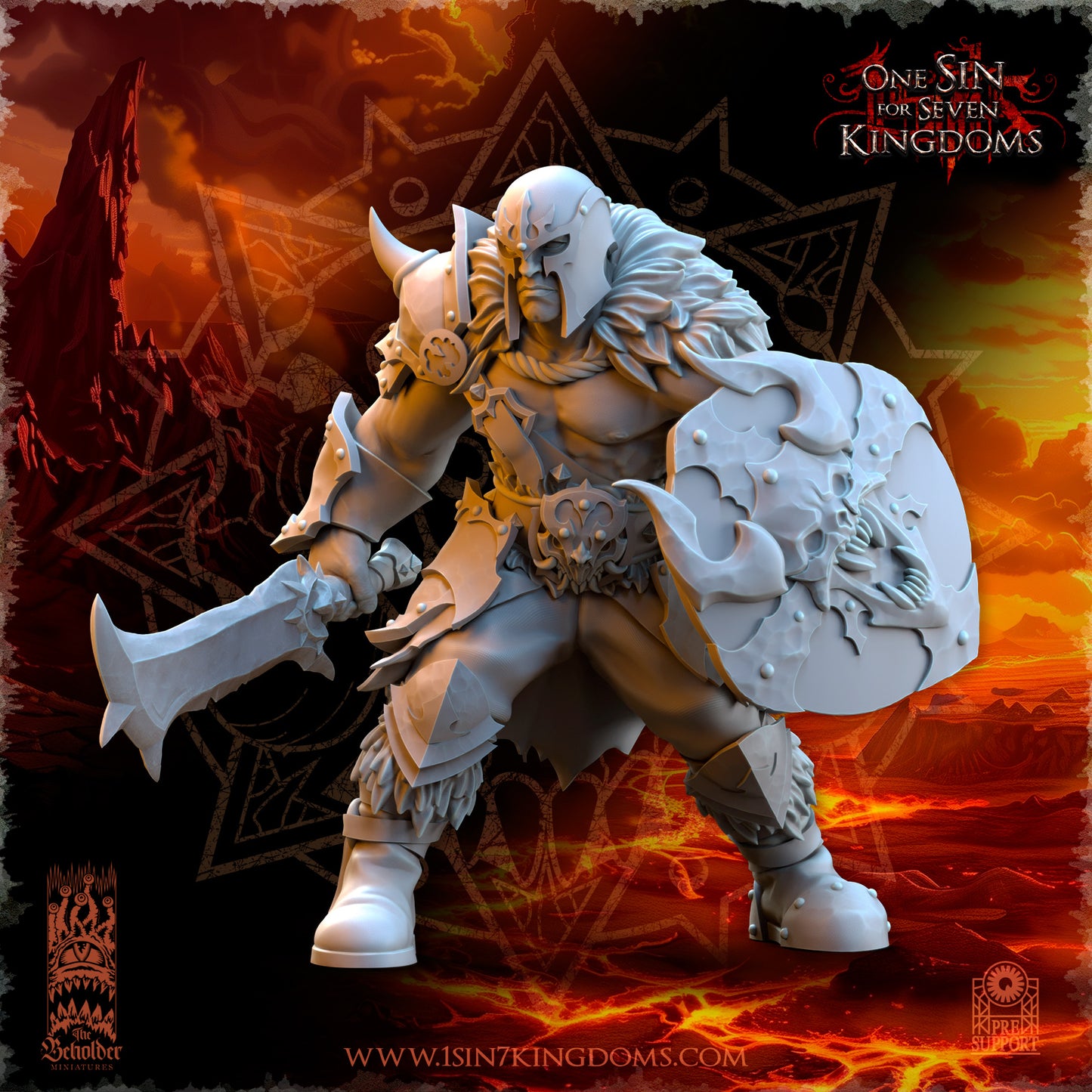 EE - Ohru Tree Shepherd - MULTI – ELFES À FEUILLES PERSISTANTES - Fantasy – The Beholder Miniatures 25-04
