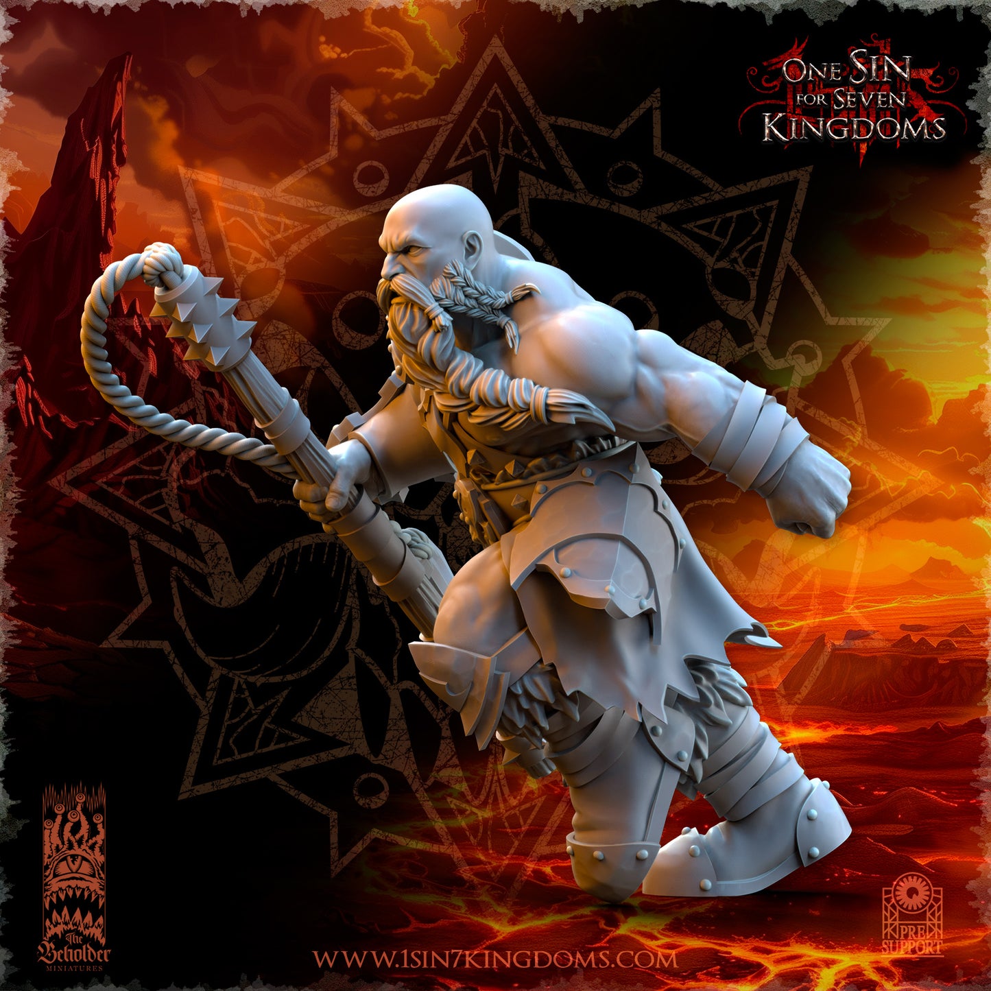 EE - Ohru Tree Shepherd - MULTI – ELFES À FEUILLES PERSISTANTES - Fantasy – The Beholder Miniatures 25-04