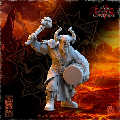 EE - Ohru Tree Shepherd - MULTI – ELFES À FEUILLES PERSISTANTES - Fantasy – The Beholder Miniatures 25-04