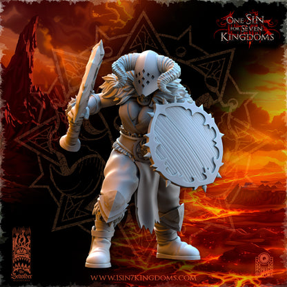 EE - Ohru Tree Shepherd - MULTI – ELFES À FEUILLES PERSISTANTES - Fantasy – The Beholder Miniatures 25-04