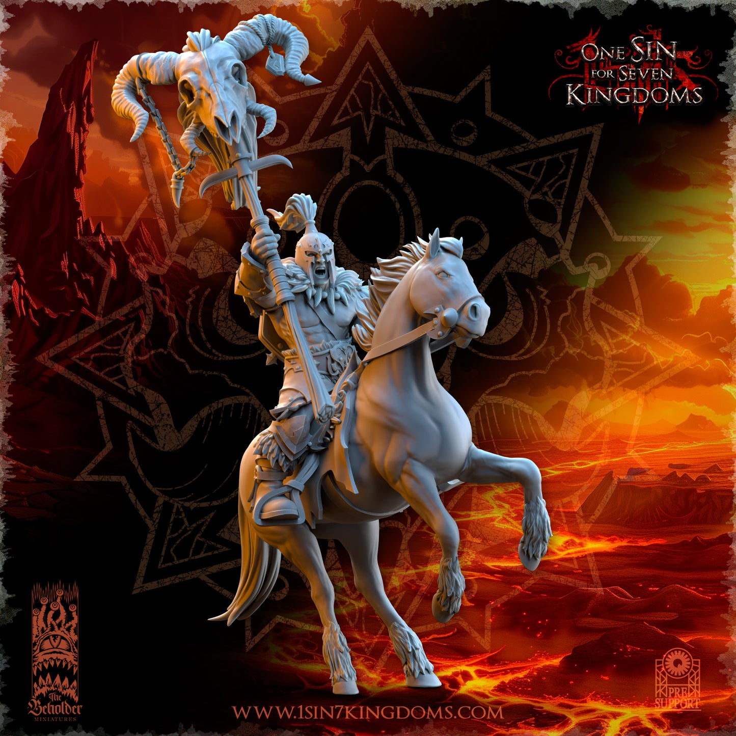 EE - Ohru Tree Shepherd - MULTI – ELFES À FEUILLES PERSISTANTES - Fantasy – The Beholder Miniatures 25-04