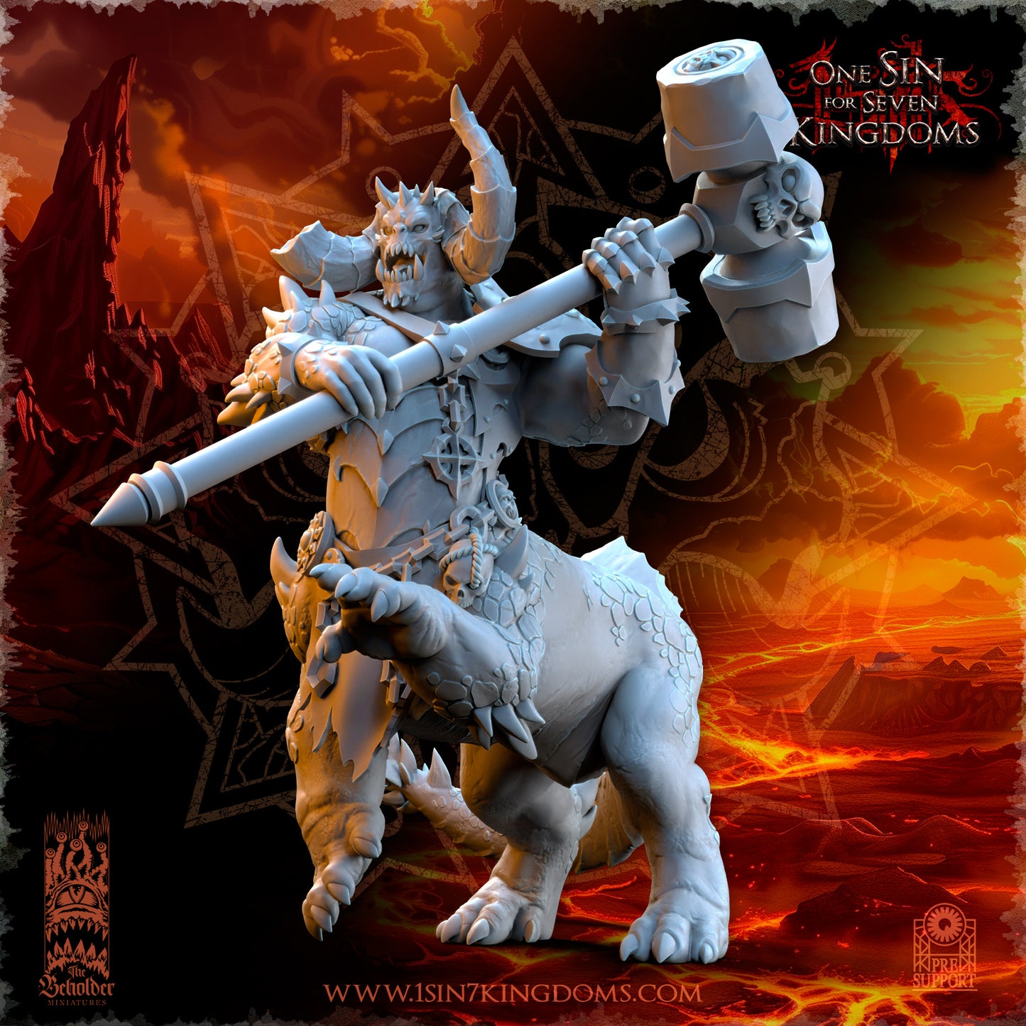 EE - Ohru Tree Shepherd - MULTI – ELFES À FEUILLES PERSISTANTES - Fantasy – The Beholder Miniatures 25-04