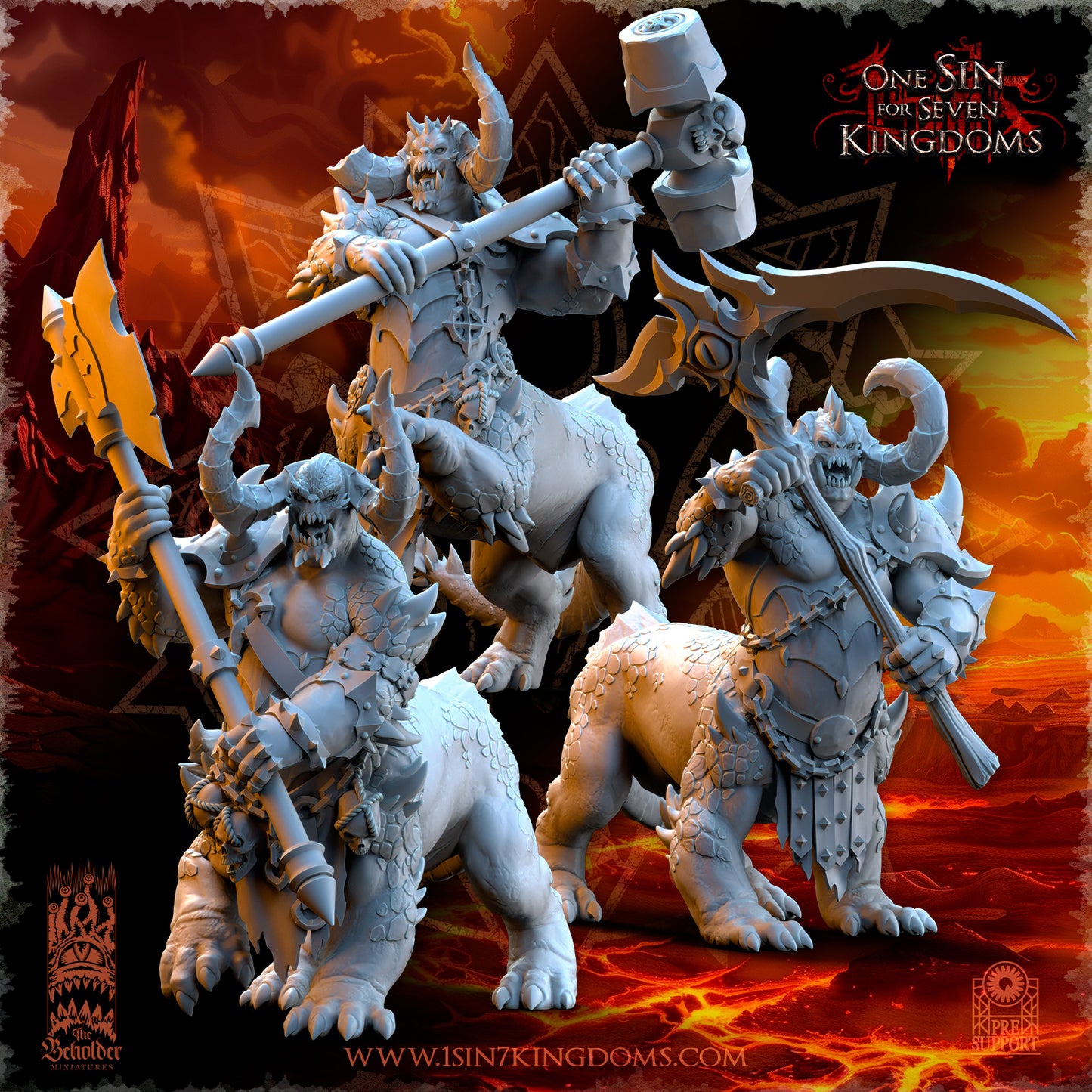 EE - Ohru Tree Shepherd - MULTI – ELFES À FEUILLES PERSISTANTES - Fantasy – The Beholder Miniatures 25-04