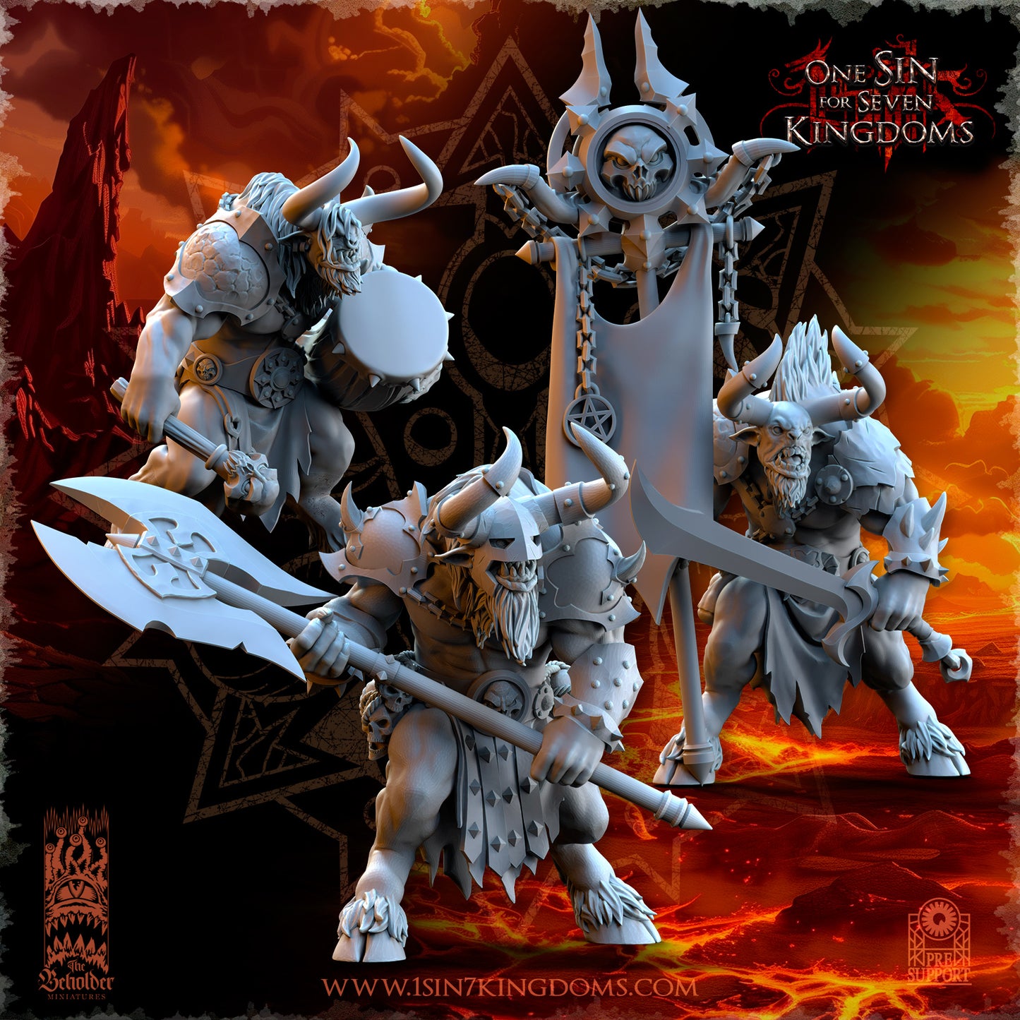 EE - Ohru Tree Shepherd - MULTI – ELFES À FEUILLES PERSISTANTES - Fantasy – The Beholder Miniatures 25-04