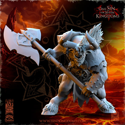 EE - Ohru Tree Shepherd - MULTI – ELFES À FEUILLES PERSISTANTES - Fantasy – The Beholder Miniatures 25-04