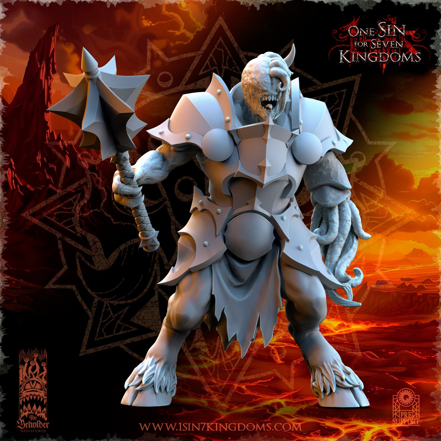 EE - Ohru Tree Shepherd - MULTI – ELFES À FEUILLES PERSISTANTES - Fantasy – The Beholder Miniatures 25-04