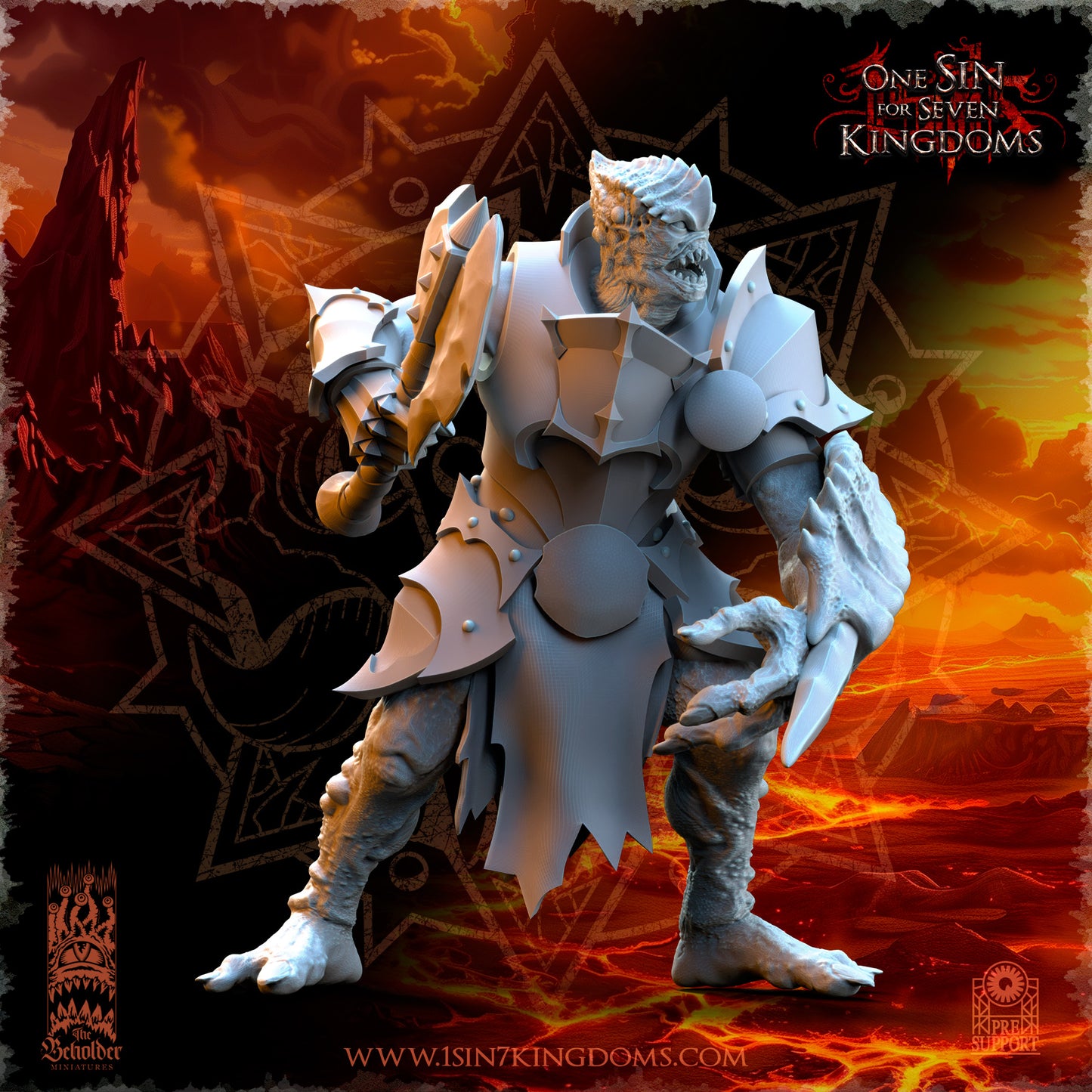 EE - Ohru Tree Shepherd - MULTI – ELFES À FEUILLES PERSISTANTES - Fantasy – The Beholder Miniatures 25-04