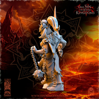 EE - Ohru Tree Shepherd - MULTI – ELFES À FEUILLES PERSISTANTES - Fantasy – The Beholder Miniatures 25-04