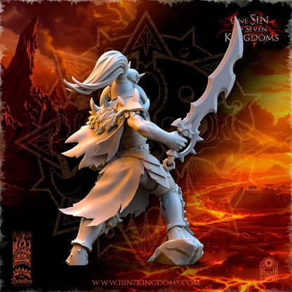 EE - Ohru Tree Shepherd - MULTI – ELFES À FEUILLES PERSISTANTES - Fantasy – The Beholder Miniatures 25-04