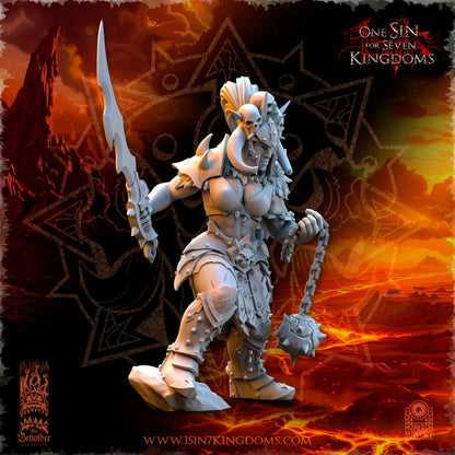 EE - Ohru Tree Shepherd - MULTI – ELFES À FEUILLES PERSISTANTES - Fantasy – The Beholder Miniatures 25-04