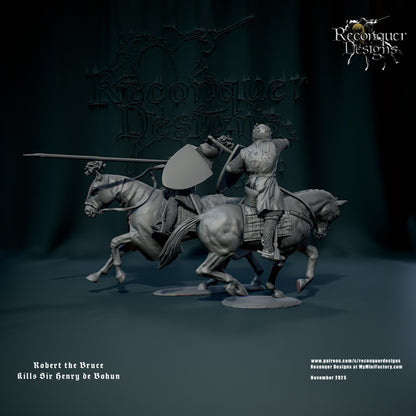 RD - Robert the Bruce kills Sir Henry de Bohun - MULTI - Historical - Reconquer Designs 25-11 Novità