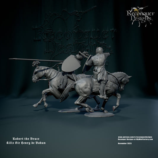 RD - Robert the Bruce kills Sir Henry de Bohun - MULTI - Historical - Reconquer Designs 25-11 Novità