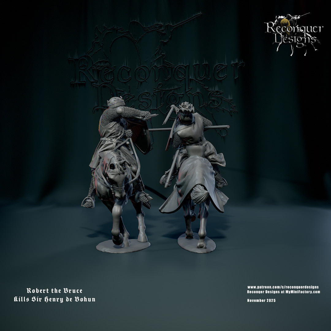 RD - Robert the Bruce kills Sir Henry de Bohun - MULTI - Historical - Reconquer Designs 25-11 Novità