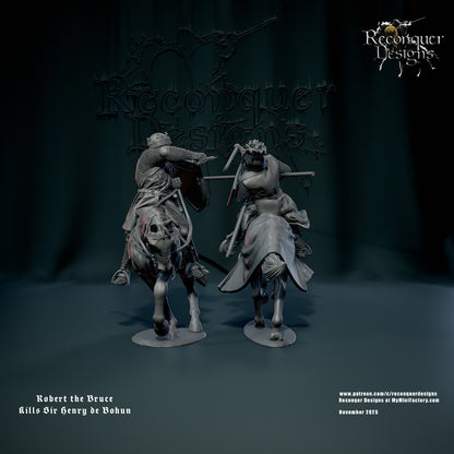 RD - Robert the Bruce kills Sir Henry de Bohun - MULTI - Historical - Reconquer Designs 25-11 Novità