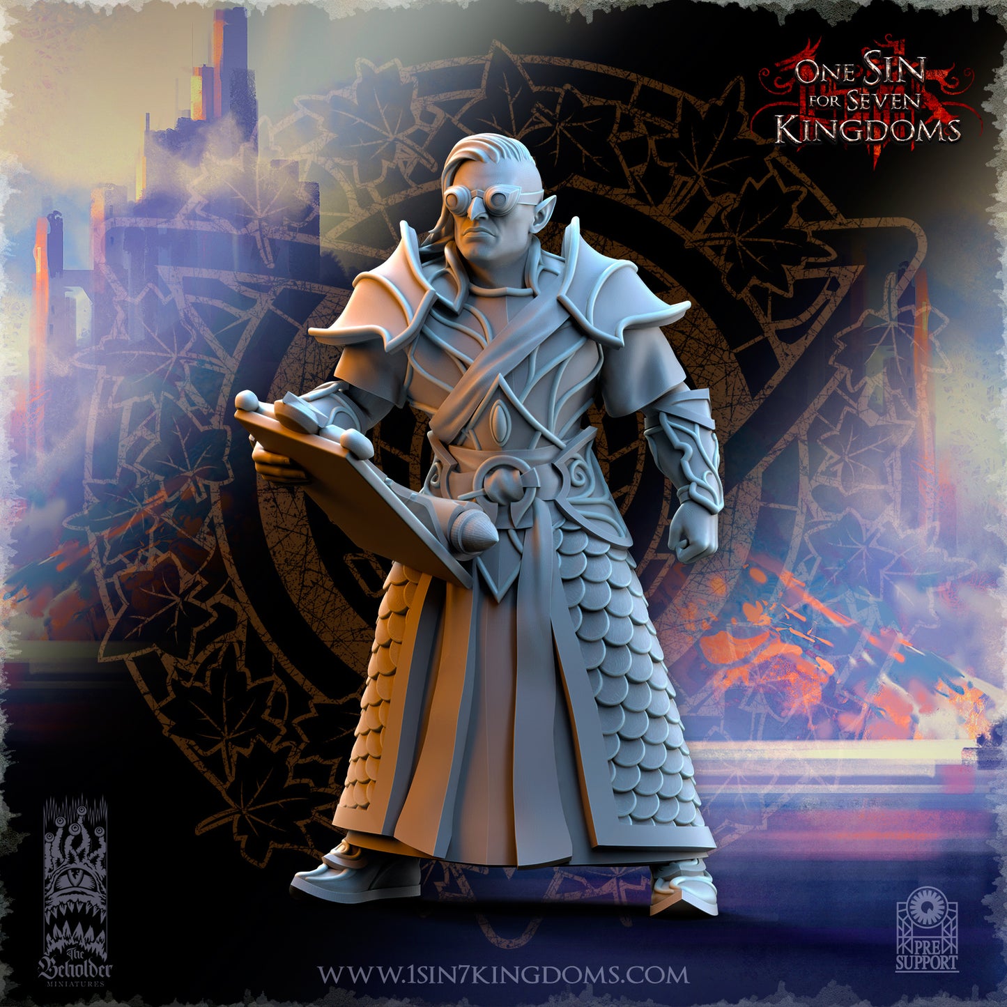 DK - Ingénieurs de guerre - BR – ROYAUME DES NAINS - Fantasy – The Beholder Miniatures 25-05 Nouveau