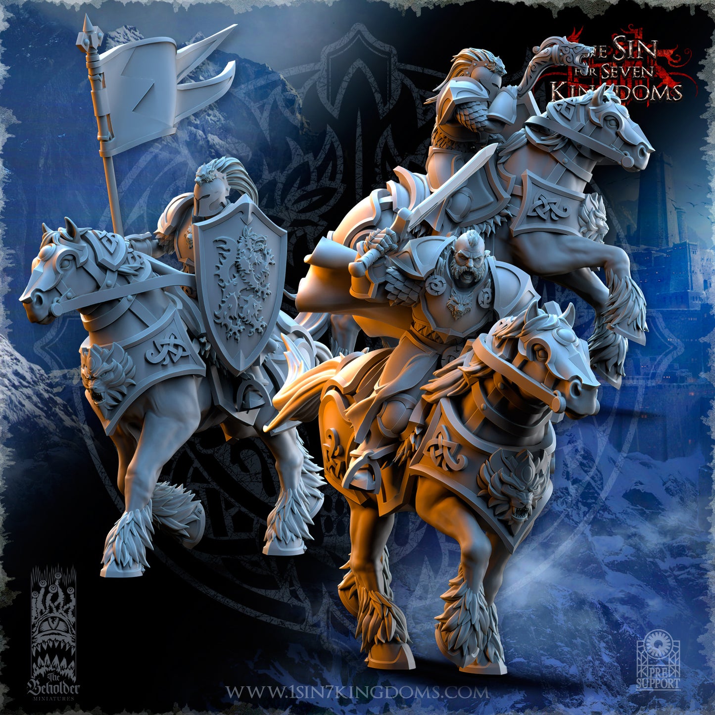 SW - Storm-Knights Command Group - MULTI - STORMWOLVES - The Beholder Miniatures 25-04