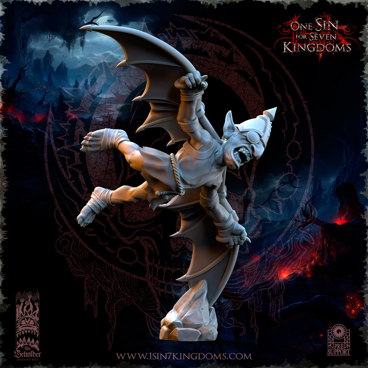 EE - Ohru Tree Shepherd - MULTI – ELFES À FEUILLES PERSISTANTES - Fantasy – The Beholder Miniatures 25-04