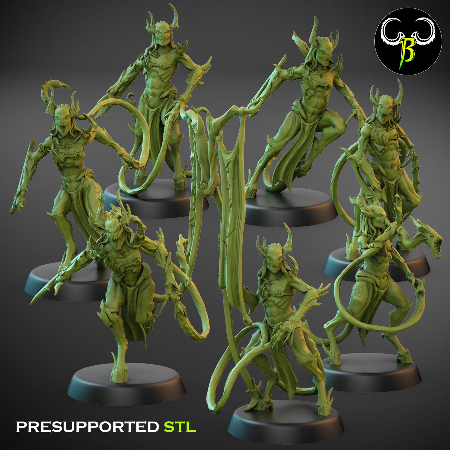 DL -Soul Eater Male Squad - BR - DARK LEGIONS - Fantasy – ClayBeastCreation - 25-05 New